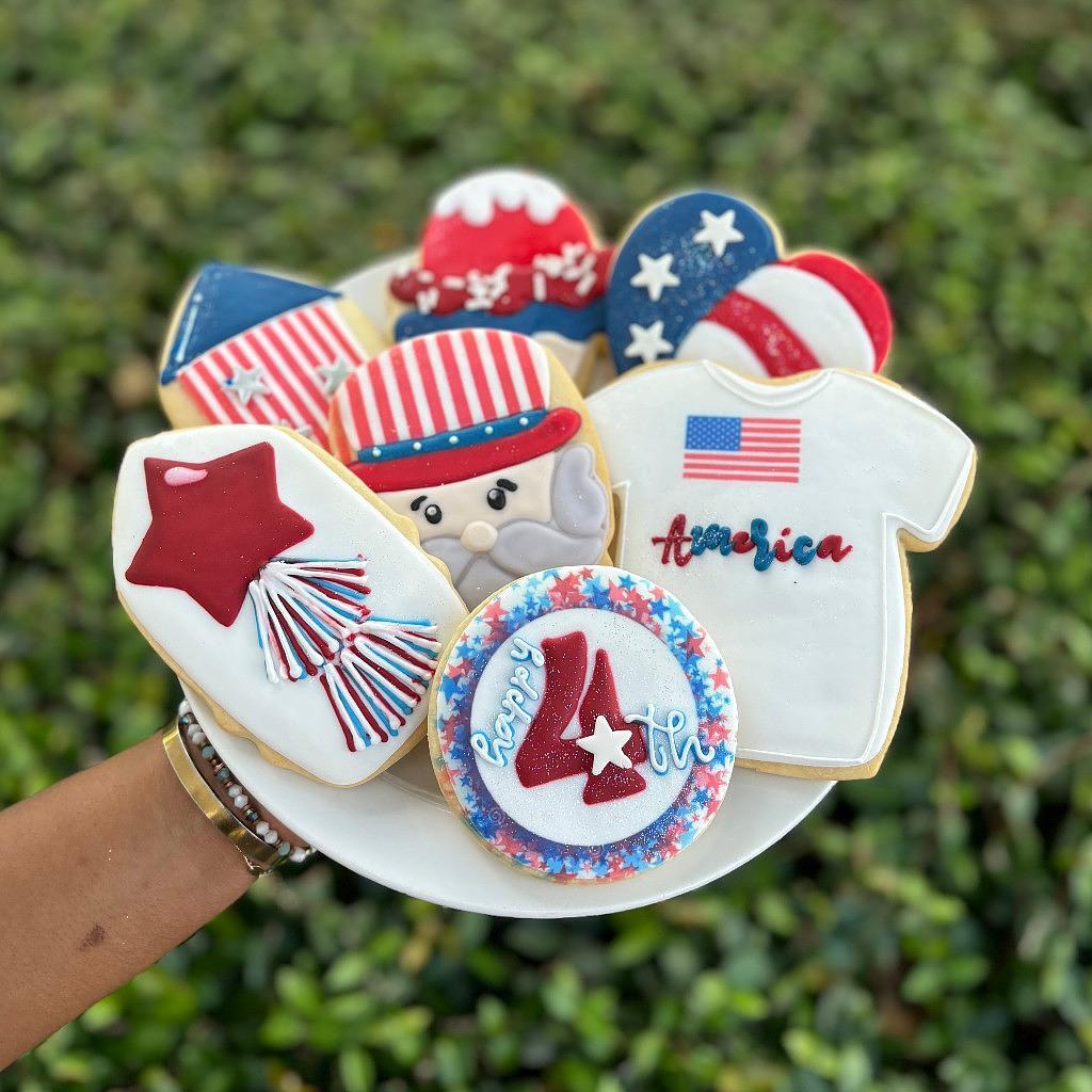 4th of July cookies