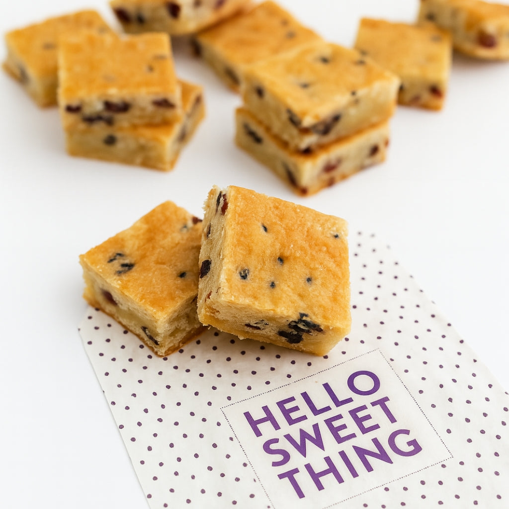 Cranberry White Chocolate Shortbread