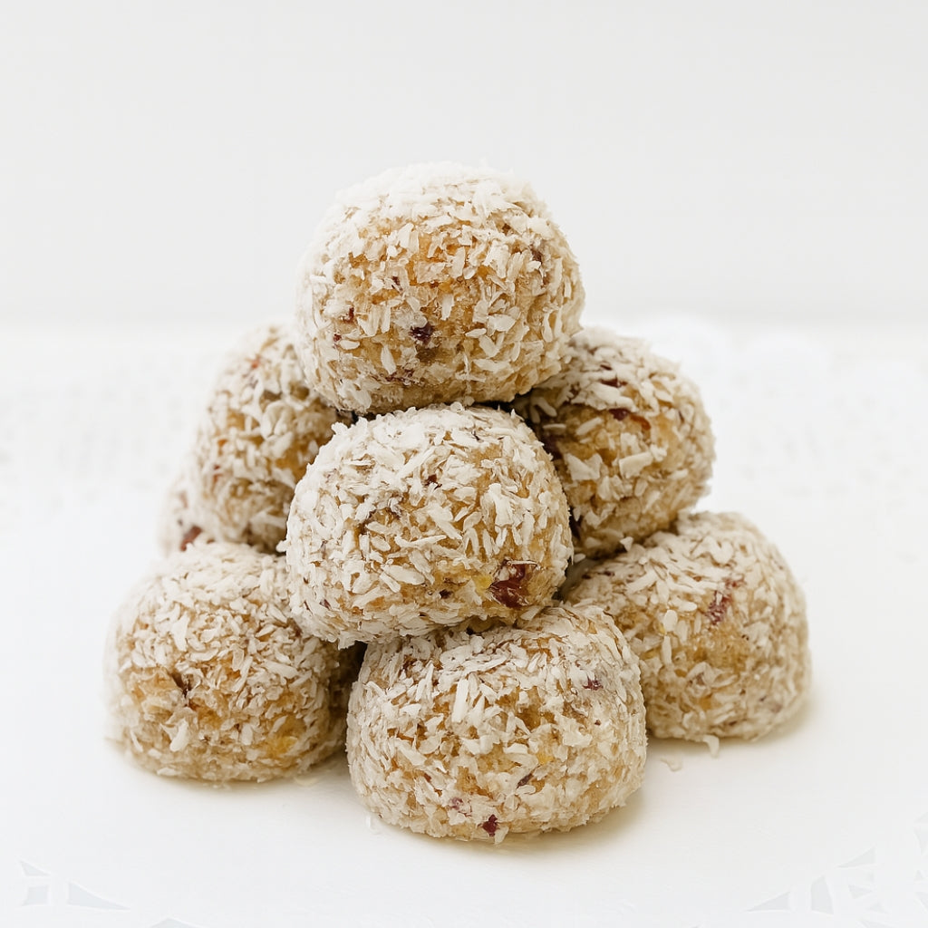 Cranberry Pistachio Snowballs
