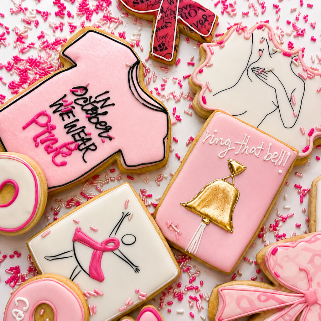Breast Cancer Awareness Cookies, Assorted