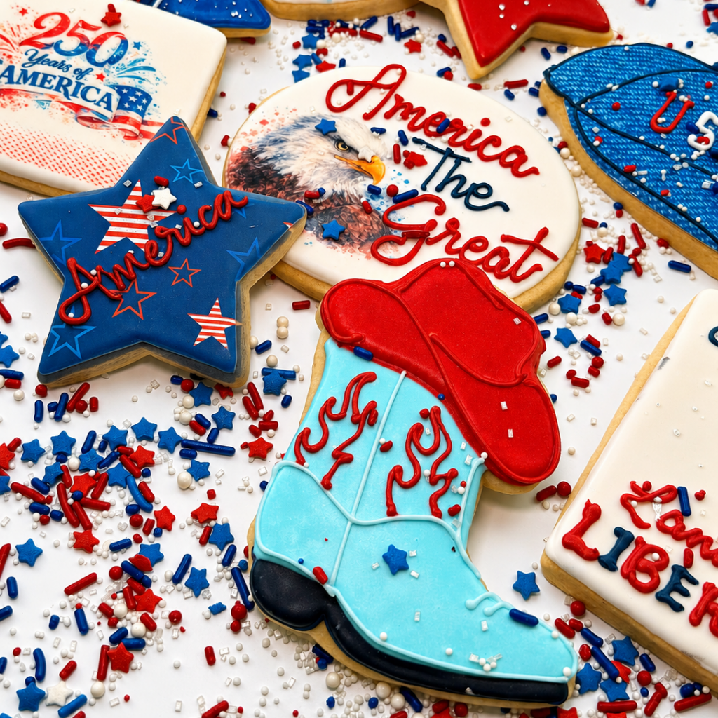 4th of July cookies